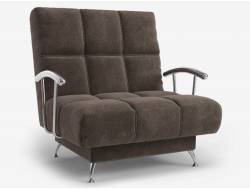 Кресло Финка-2 с подлокотниками темно-коричневый Пони 33