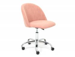 Кресло офисное Melody флок розовый