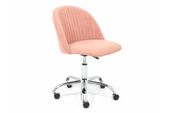 Кресло офисное Melody флок розовый