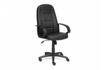 Кресло офисное СН747 кожзам черный