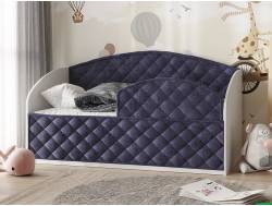 Кровать Каспер с бортиком фиолетовый