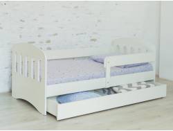 Кровать Малыш с ящиком белая