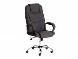 Кресло офисное Bergamo хром ткань темно-серый
