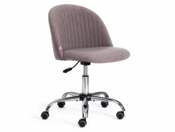 Кресло офисное Melody велюр светло-серый