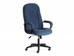 Кресло офисное СН888 велюр светло-синий