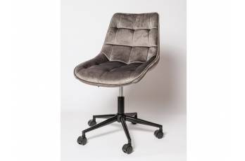 Кресло HOC-1022 Серый вельвет