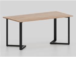 Стол У-образные опоры черные ЛО.КУ-6 600х1800 мм