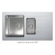 Кухонная мойка Tolero twist TTS-890 Серый металллик 001