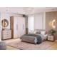 Спальня Тоскана дуб табачный, бисквит