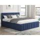 Кровать 1800 Лана синий велюр