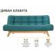 Диван Алабуга Зеленый Velutto 20