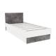 Кровать MODUL 02-KR 900 Камень серый