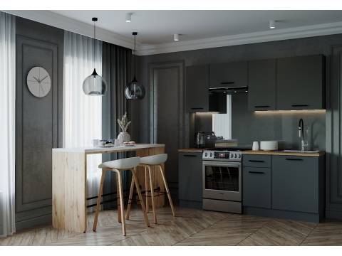 Гарнитур кухонный Антрацит-2000