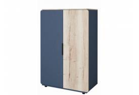 Шкаф для одежды Дельта-Лофт 13.01черный, ирландский дуб