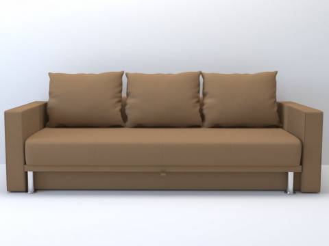 Диван-кровать Некст с подлокотниками Neo Brown