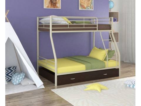 Двухъярусная кровать Гранада - 2 Я слоновая кость