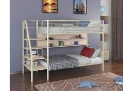 Двухъярусная кровать Толедо П слоновая кость/молочный