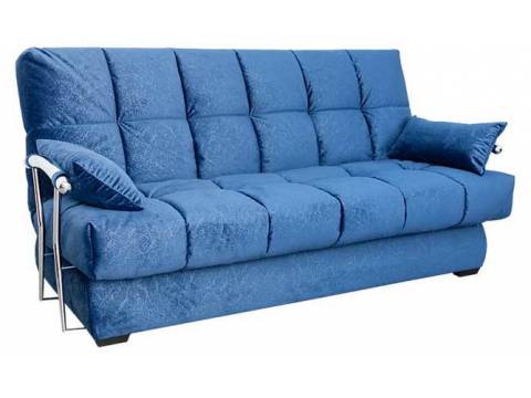 Диван Финка с хромированными боковинами