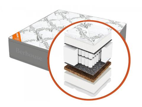 Матрас 120х200 Mega mult зима-лето MultiPocket Gray Night