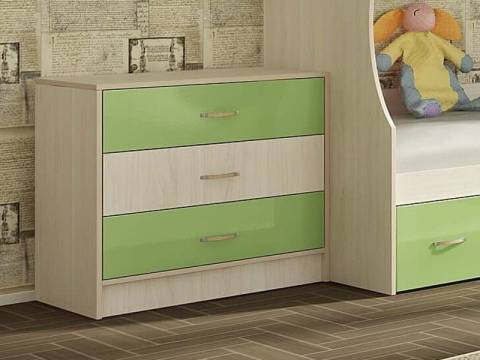 Комод Буратино зеленый