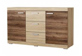 Комод Соната КС-1500 дуб сонома светлый/дуб сокраменто