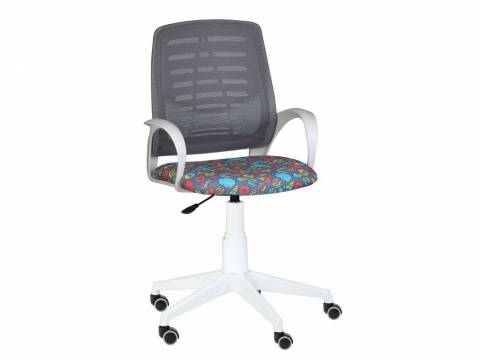 Кресло Ирис white kids стандарт черный-Т-57