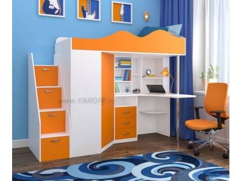 Кровать-чердак Пионер-1