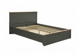 Кровать 37.24-02 Прованс 1600 с ортопедическим основанием серый