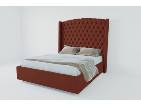 Кровать Берлин люкс Бордо с подъемным механизмом 03ЛБР