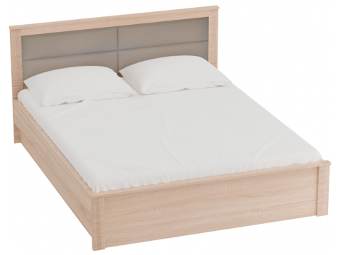 Кровать двухспальная 1600 Элана дуб сонома