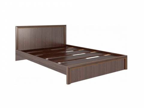 Кровать стандарт с ламелями Беатрис Модуль № 6 орех