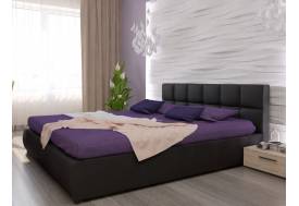 Кровать с ПМ 1800 мм Оскар 73/1 Черная