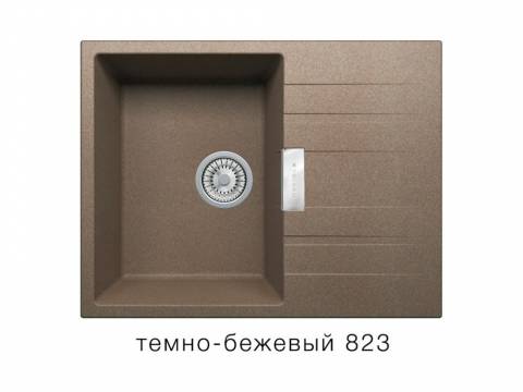 Кухонная мойка Tolero Loft TL650 Темно-бежевый 823