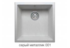 Кухонная мойка Tolero R-128 Серый металлик 001