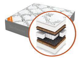 Матрас Mega холкон-кокос TFK Gray Night 180х200