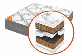 Матрас Mega кокос 30 TFK Gray Night 180х190