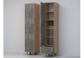 Пенал Эго П-1 камень темный на ножках