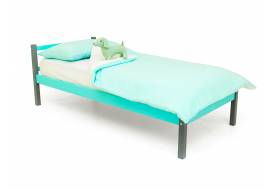 Кровать Svogen classic графит-мятный