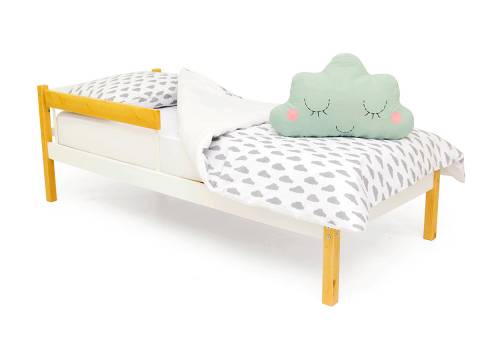 Кровать Svogen classic с бортиком дерево-белый