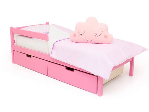 Кровать Svogen classic с ящиками и бортиком лаванда