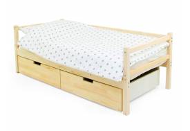 Кровать-тахта Svogen с ящиками натура без покрытия