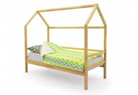 Кровать-домик Svogen с бортиком натура без покрытия
