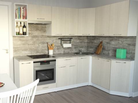 Кухонный гарнитур Лариса прайм 5 2300х1500 мм