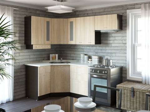 Кухонный гарнитур Симона литл 1300х2000 мм