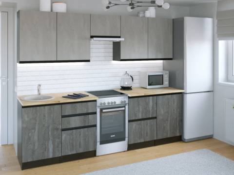 Кухонный гарнитур Симфония мега 2500 мм