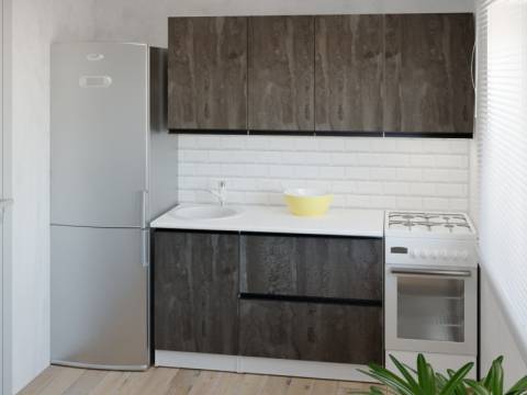 Кухонный гарнитур Ноктюрн макси 1800 мм