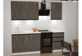 Кухонный гарнитур Ноктюрн стандарт 1600 мм