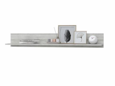 Полка Лори дуб серый
