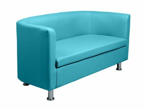 Диван кожаный Марс бирюзовый