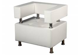 Кресло Райли Кожзам Белый